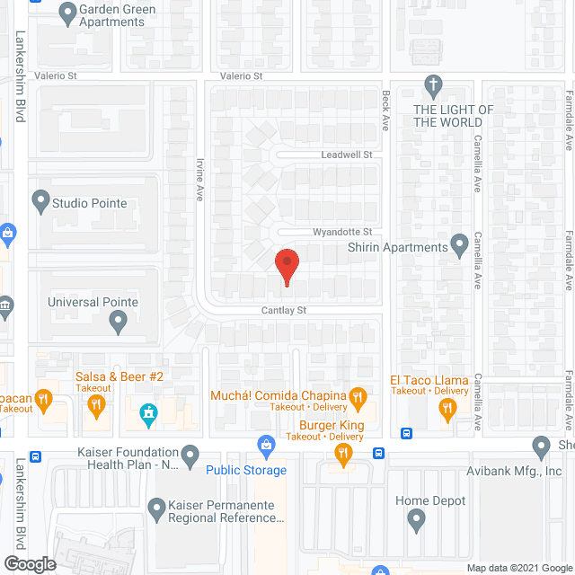 Paramount Senior Care of North Hollywood in google map