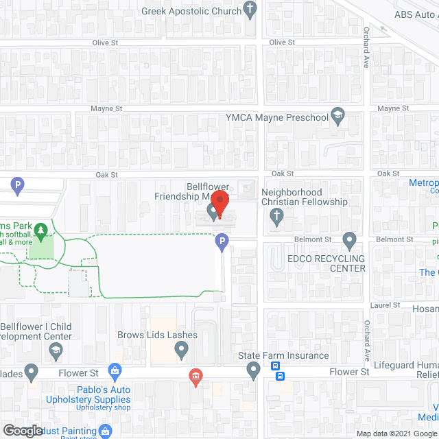 Bellflower Friendship Manor in google map