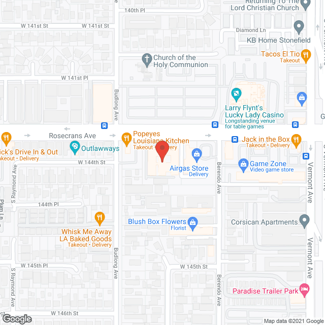 Rosecrans Care Ctr in google map