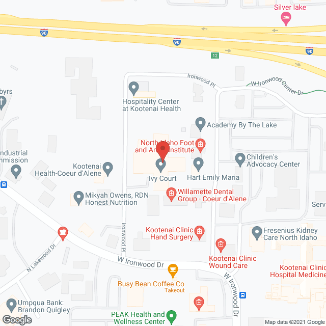 Ivy Court in google map