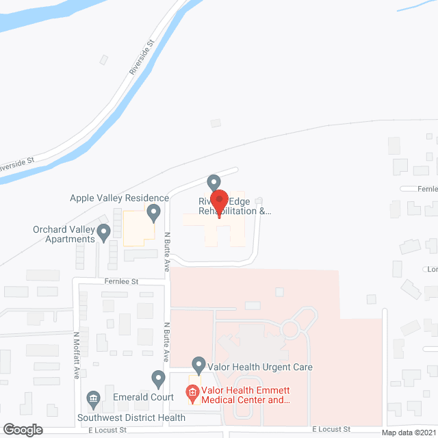 Emmett Rehabilitation and Healthcare in google map