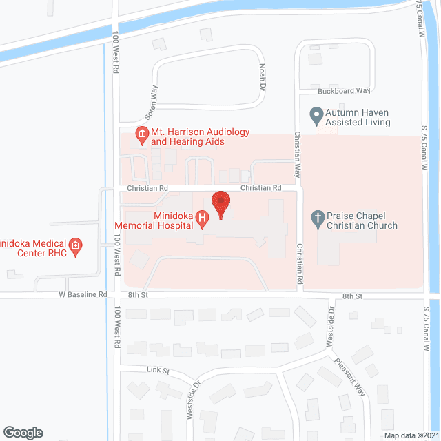 Minidoka Memorial Hospital in google map