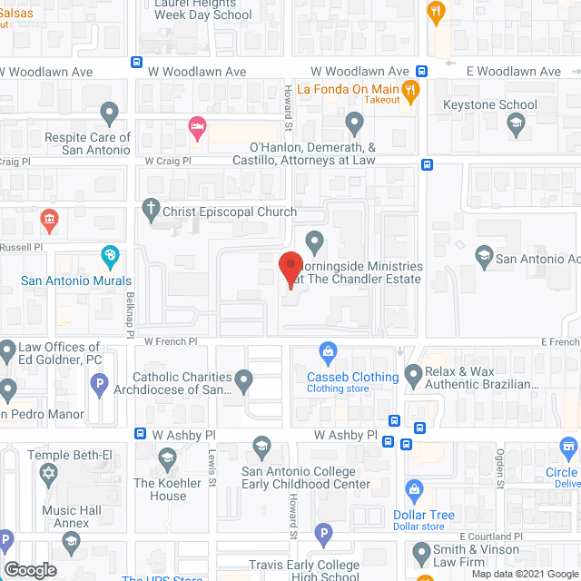 Chandler Healthcare Center in google map