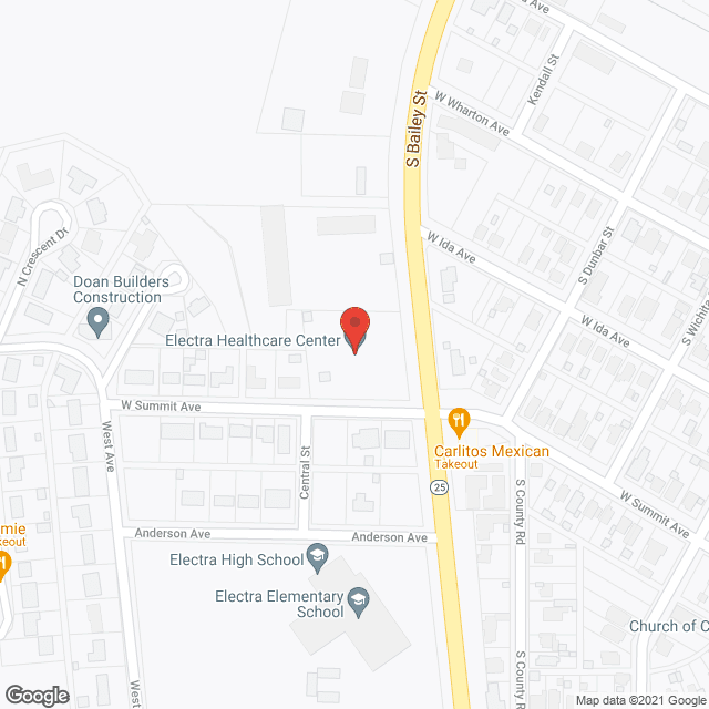 Electra Health Care Ctr in google map