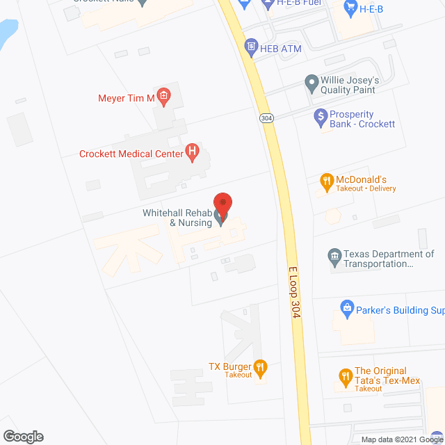 Whitehall Nursing Ctr in google map