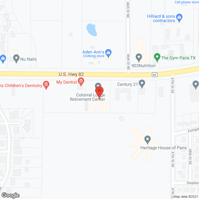 Colonial Lodge Retirement Center in google map