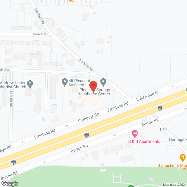 Ihs of Mt Pleasant in google map