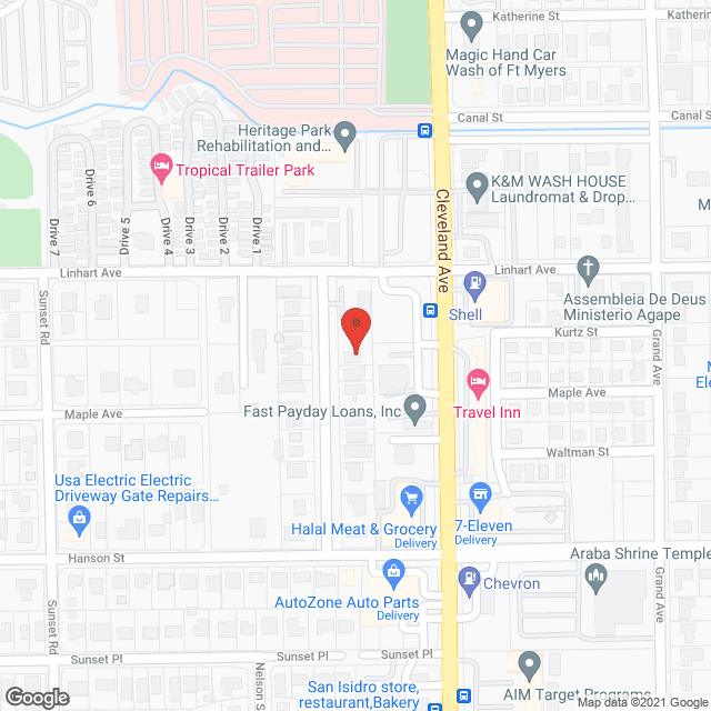 Johnson Retirement Home in google map