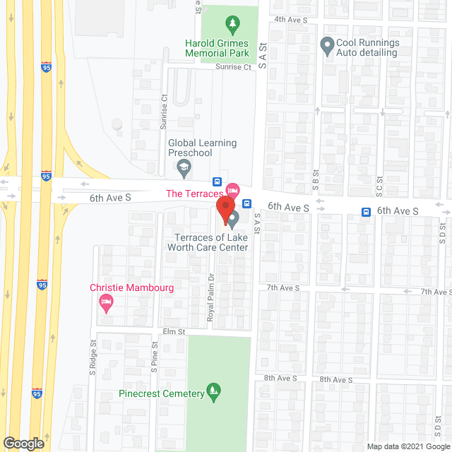 Terraces of Lake Worth Care Center in google map