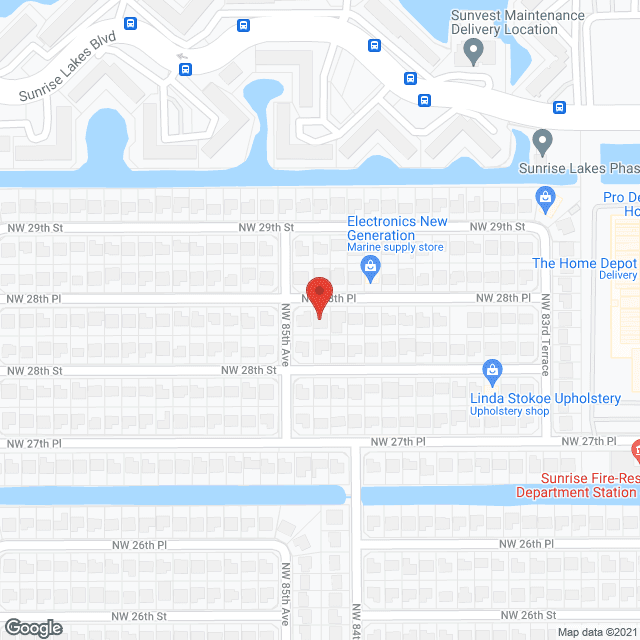 Love and Care Adult Care Living in google map