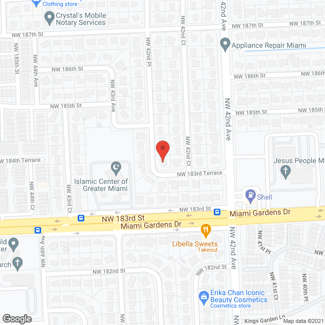 Alzheimer's Regional Ctr of Opa Locka in google map