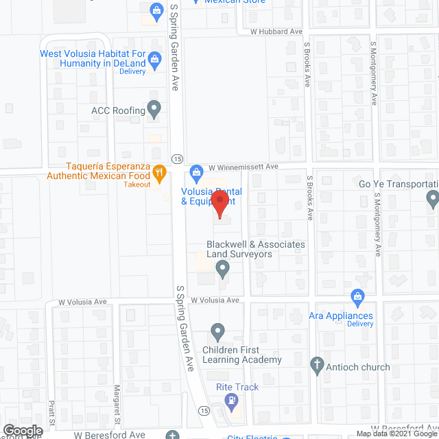 Deland Retirement Home in google map