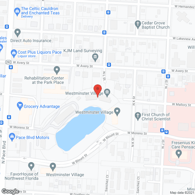 Pensacola Retirement Village I in google map