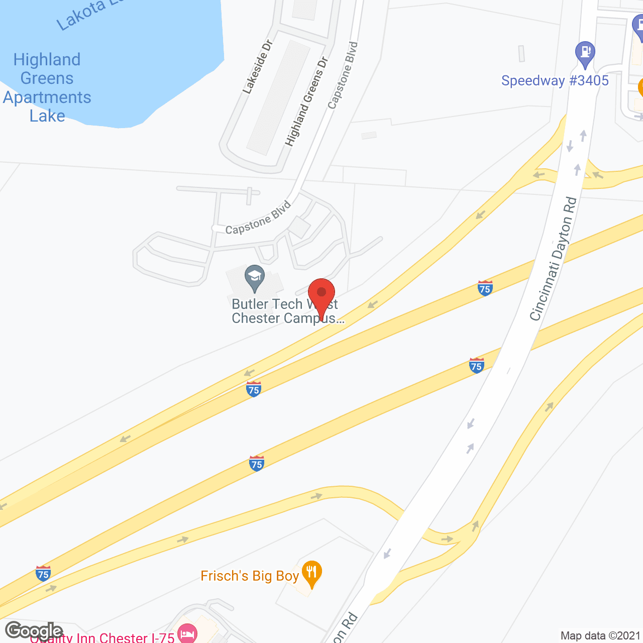 StoryPoint West Chester Township in google map