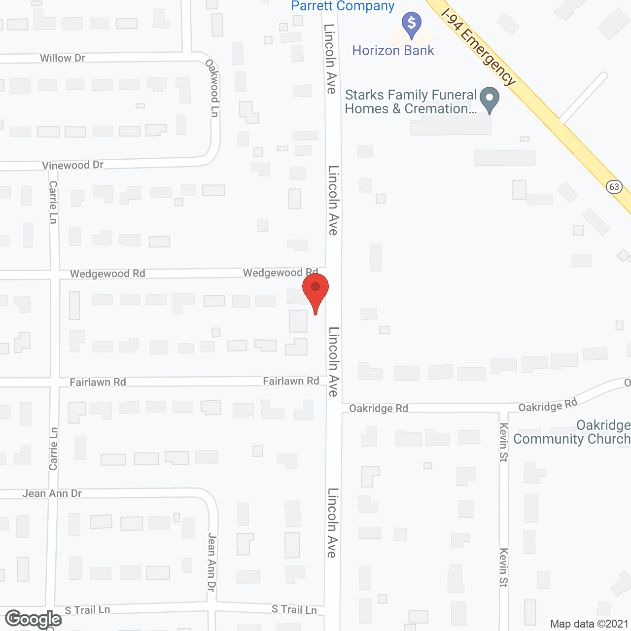 StoryPoint St. Joseph in google map