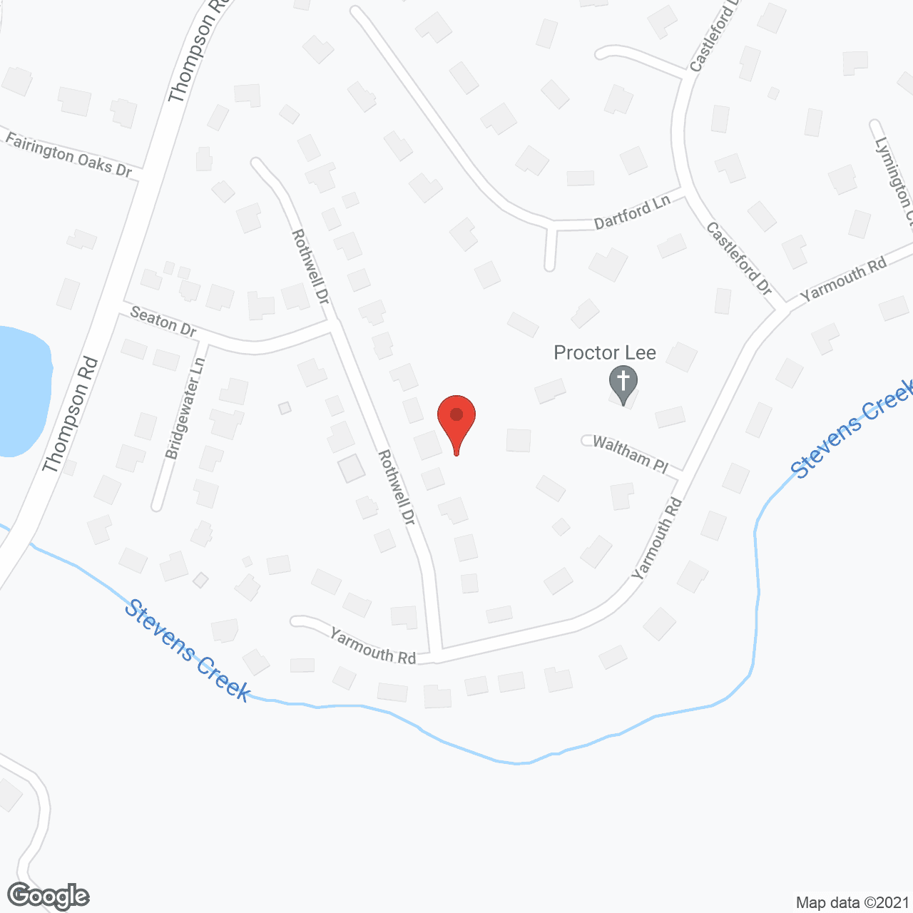 De Good Shephard Senior Living in google map