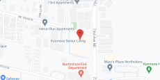 Kenmore Senior Living in google map