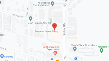 Kenmore Senior Living in google map
