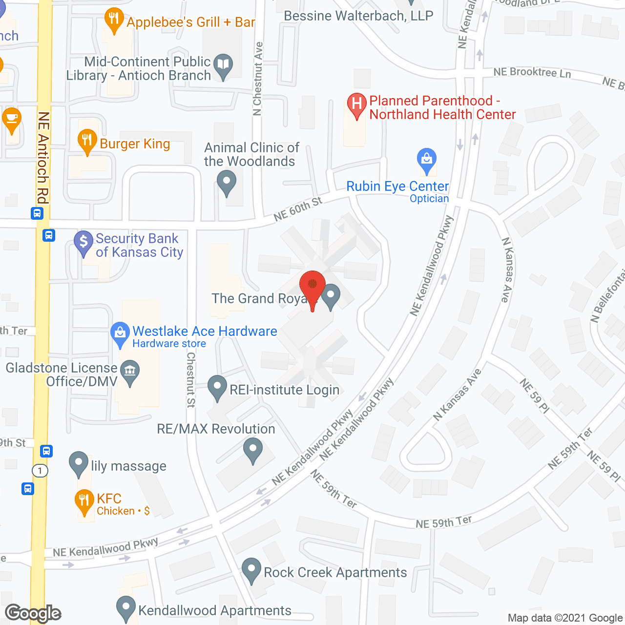 The Grand Royale Senior Living in google map