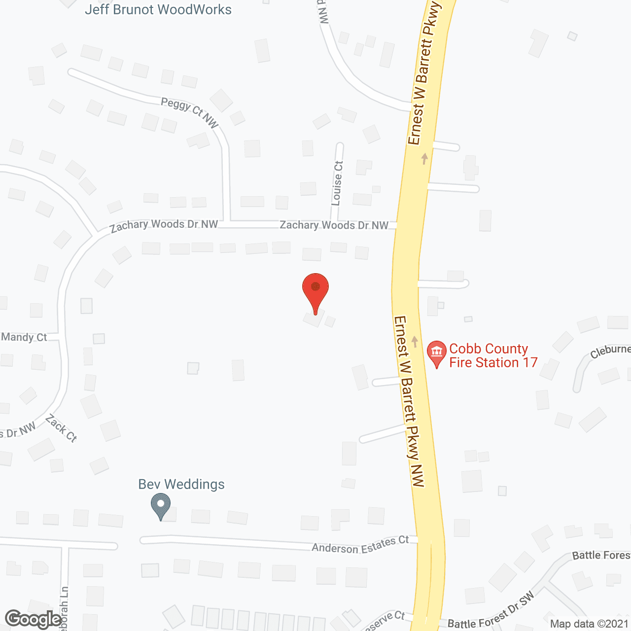 Village Park West Cobb in google map