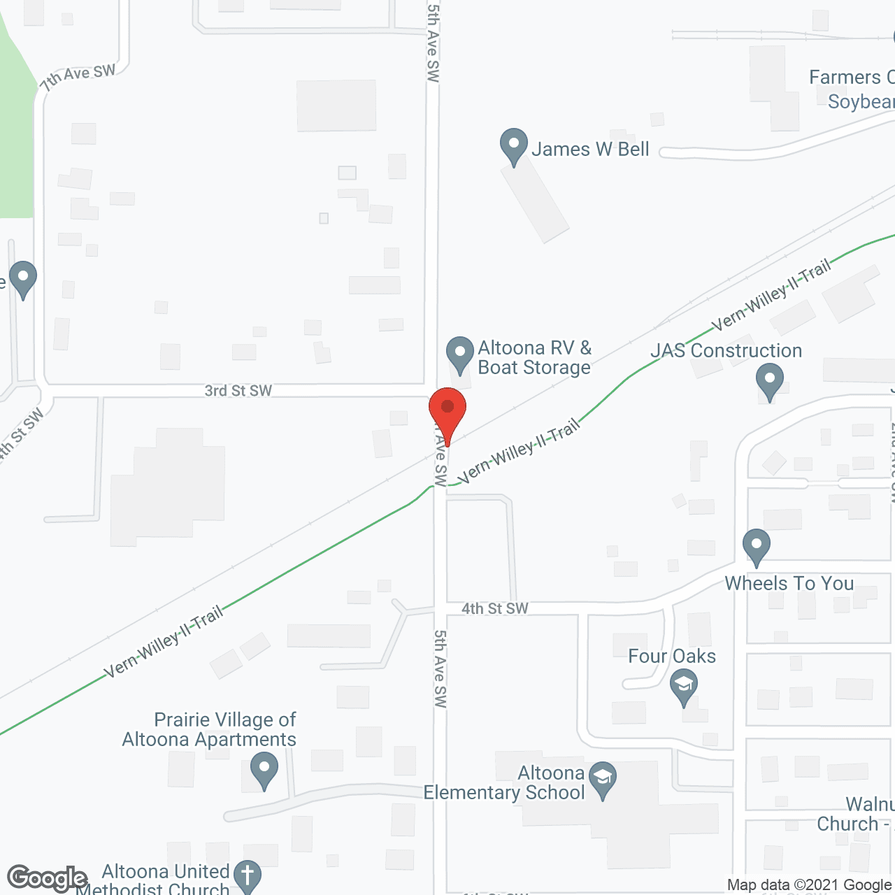 Classic 55+ of Altoona CP in google map