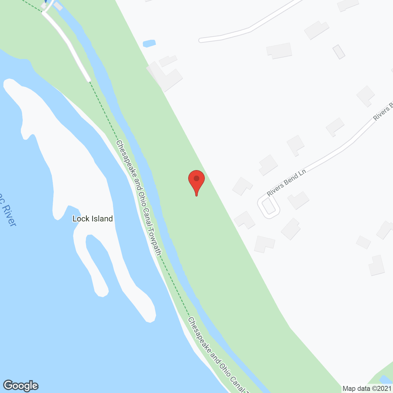 Brandywine at Potomac in google map