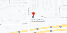 Suite Living of Vadnais Heights in google map