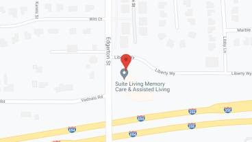 Suite Living of Vadnais Heights in google map