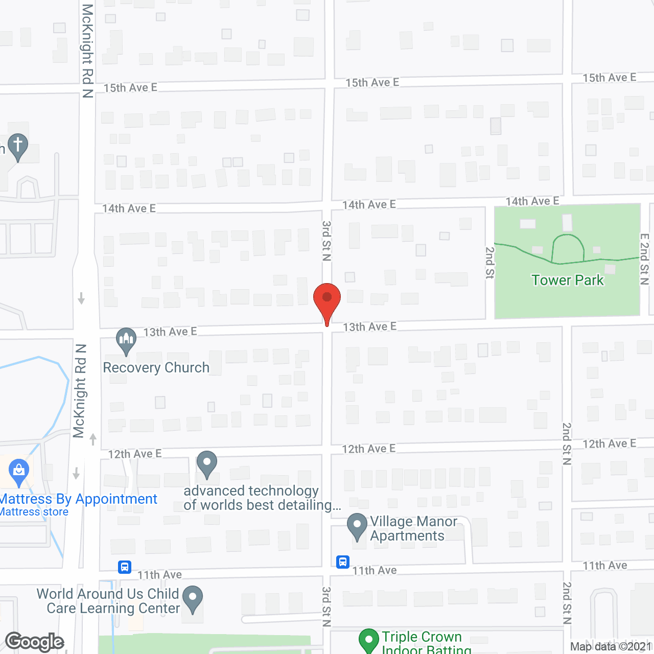 Suite Living of North St. Paul in google map