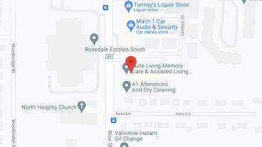 Suite Living of Little Canada in google map