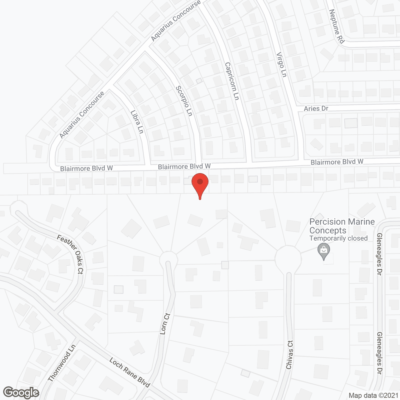 Palagio for Seniors at Orange Park in google map