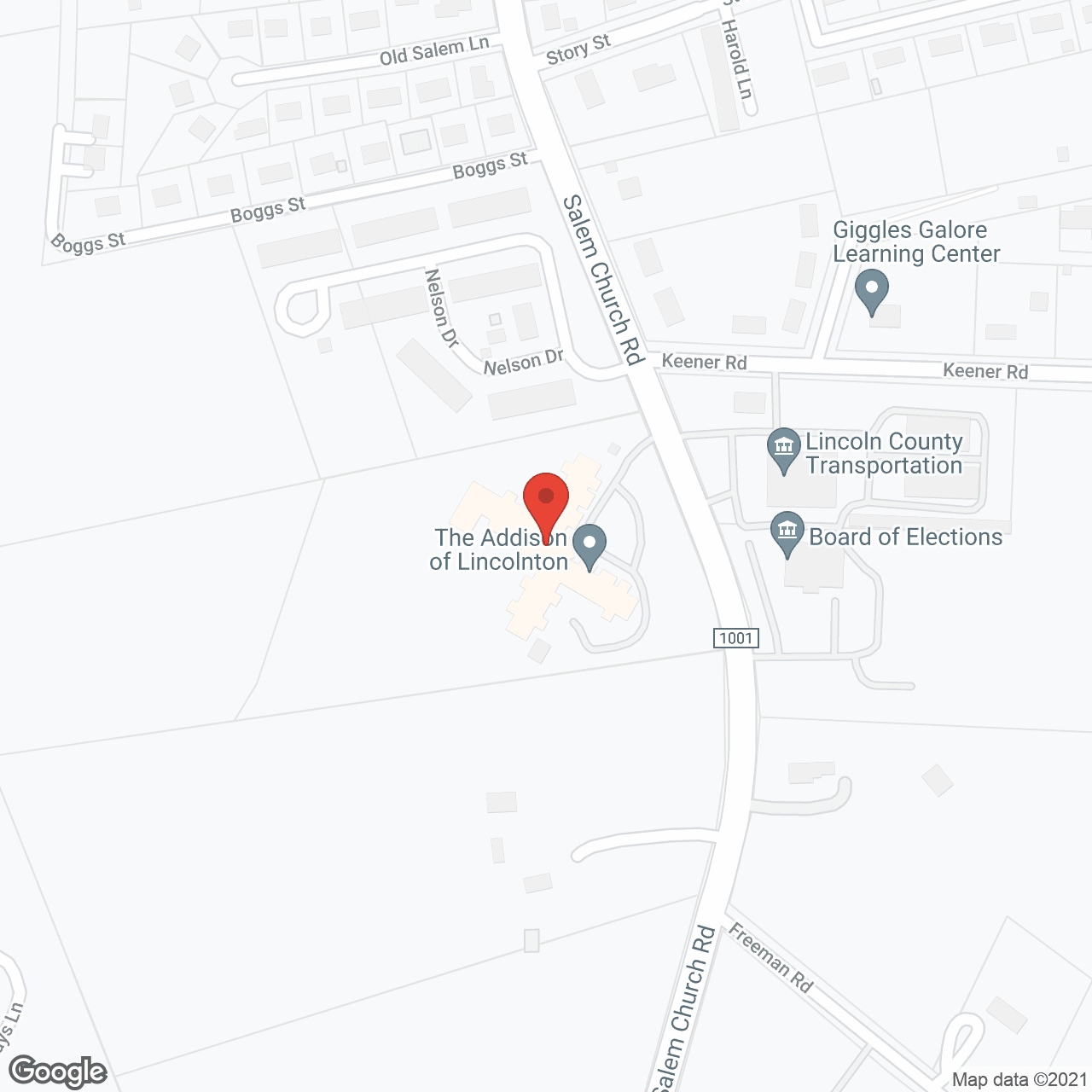 TerraBella Lincolnton in google map