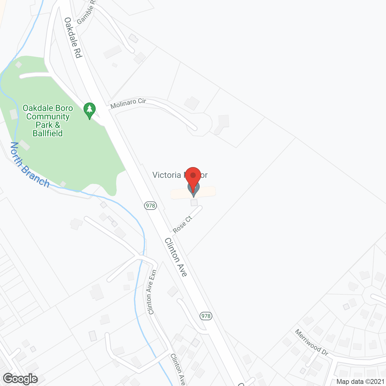 Victoria Manor Living in google map