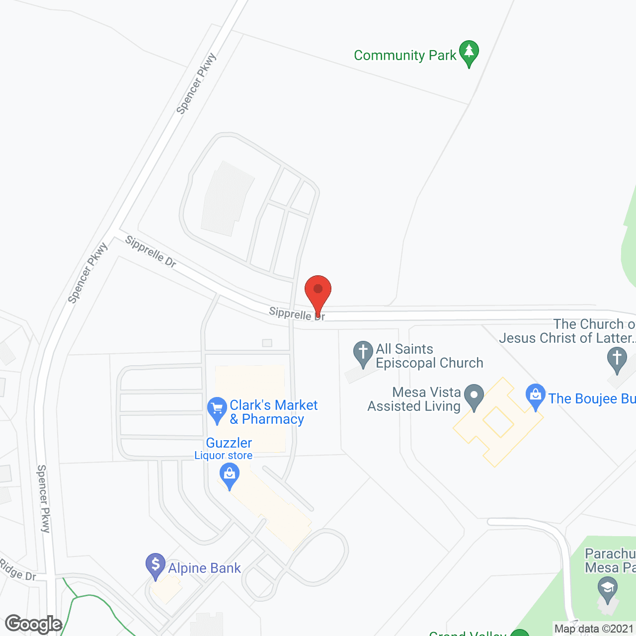 Mesa Vista Assisted Living in google map