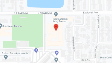 Fresno Senior Living in google map