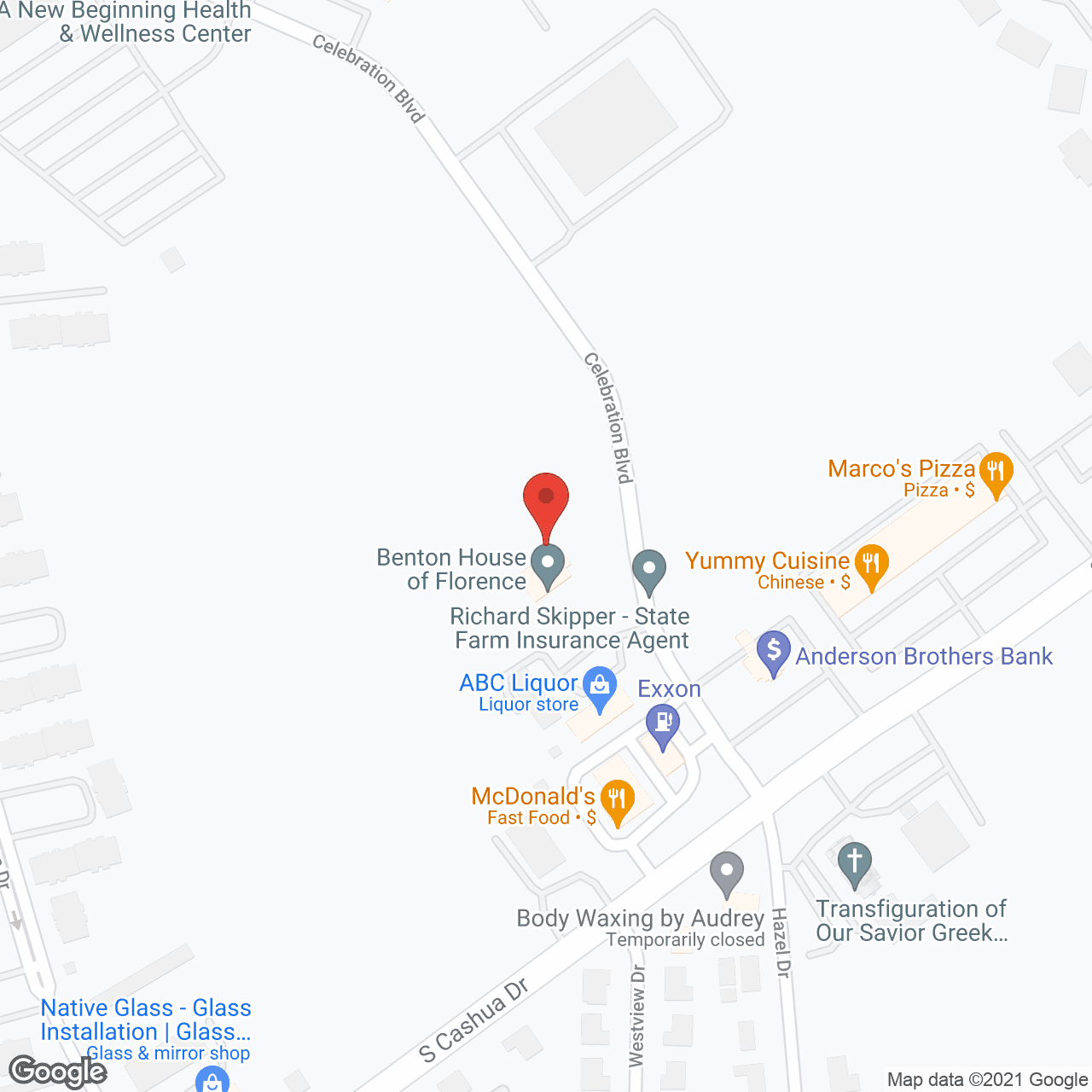 The Addison of Florence in google map