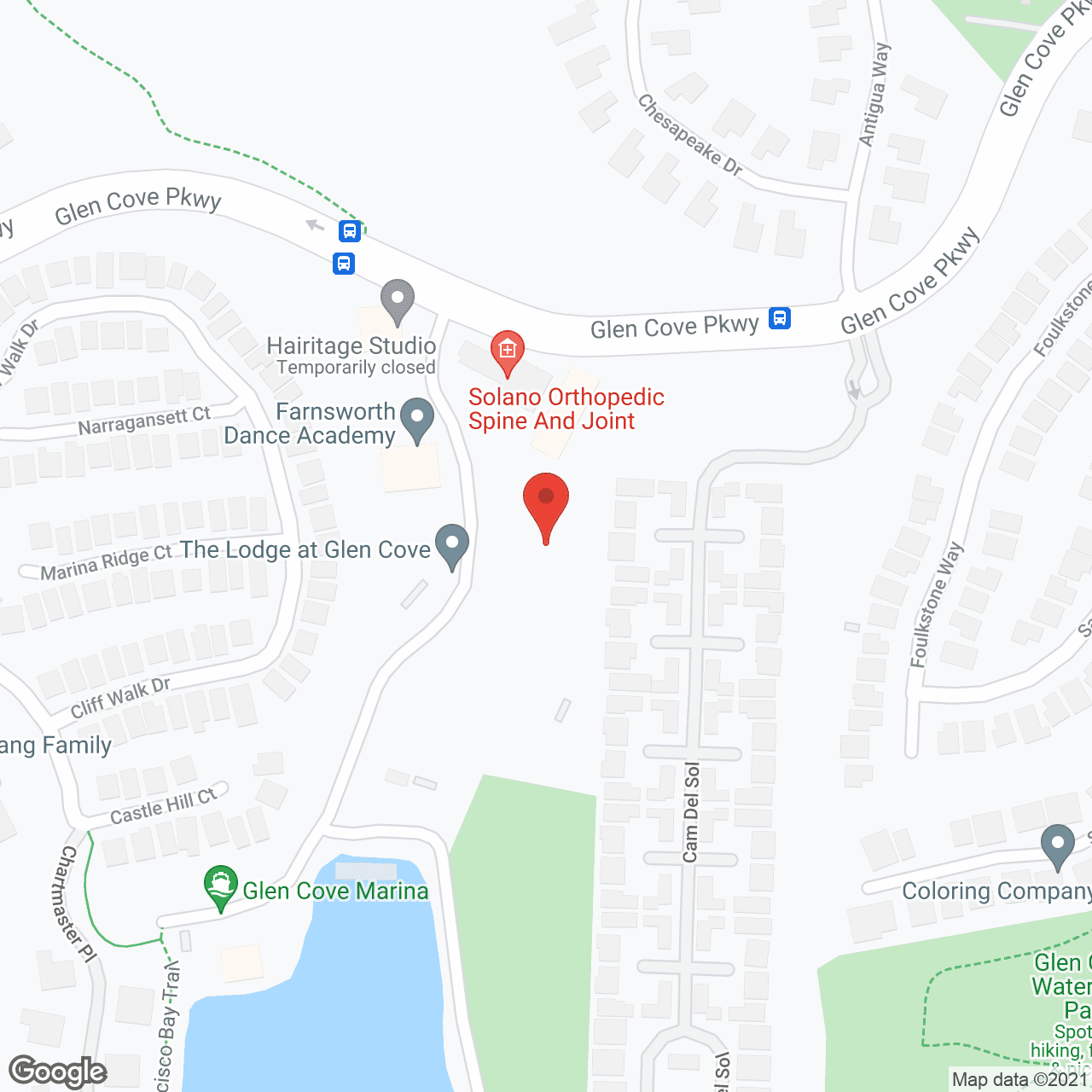 Ivy Park at Glen Cove in google map