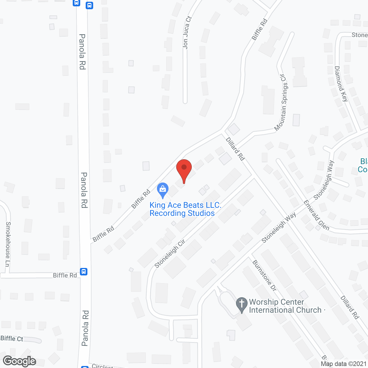 Bilmisd at Biffle in google map