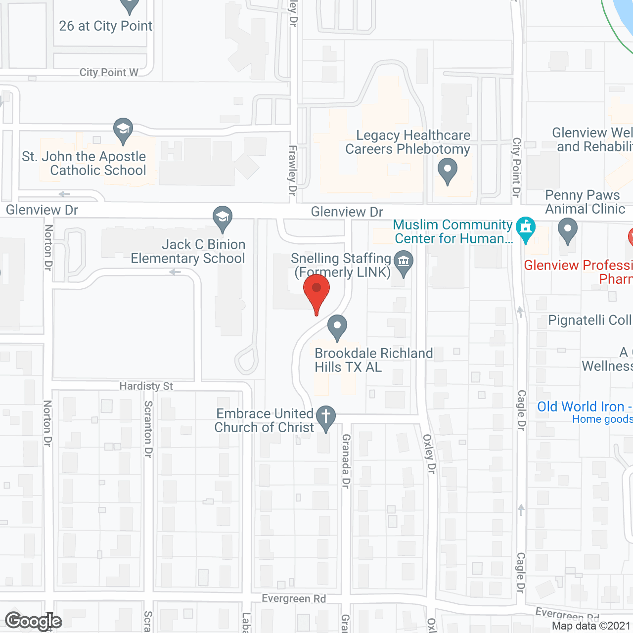 Brookdale Richland Hills Memory Care in google map