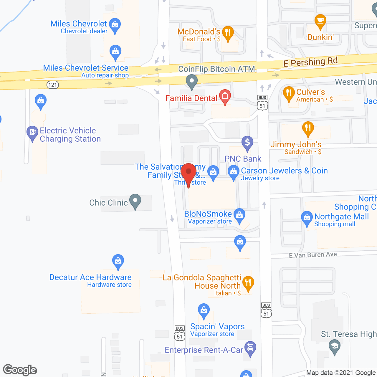 The Carriages of Decatur in google map