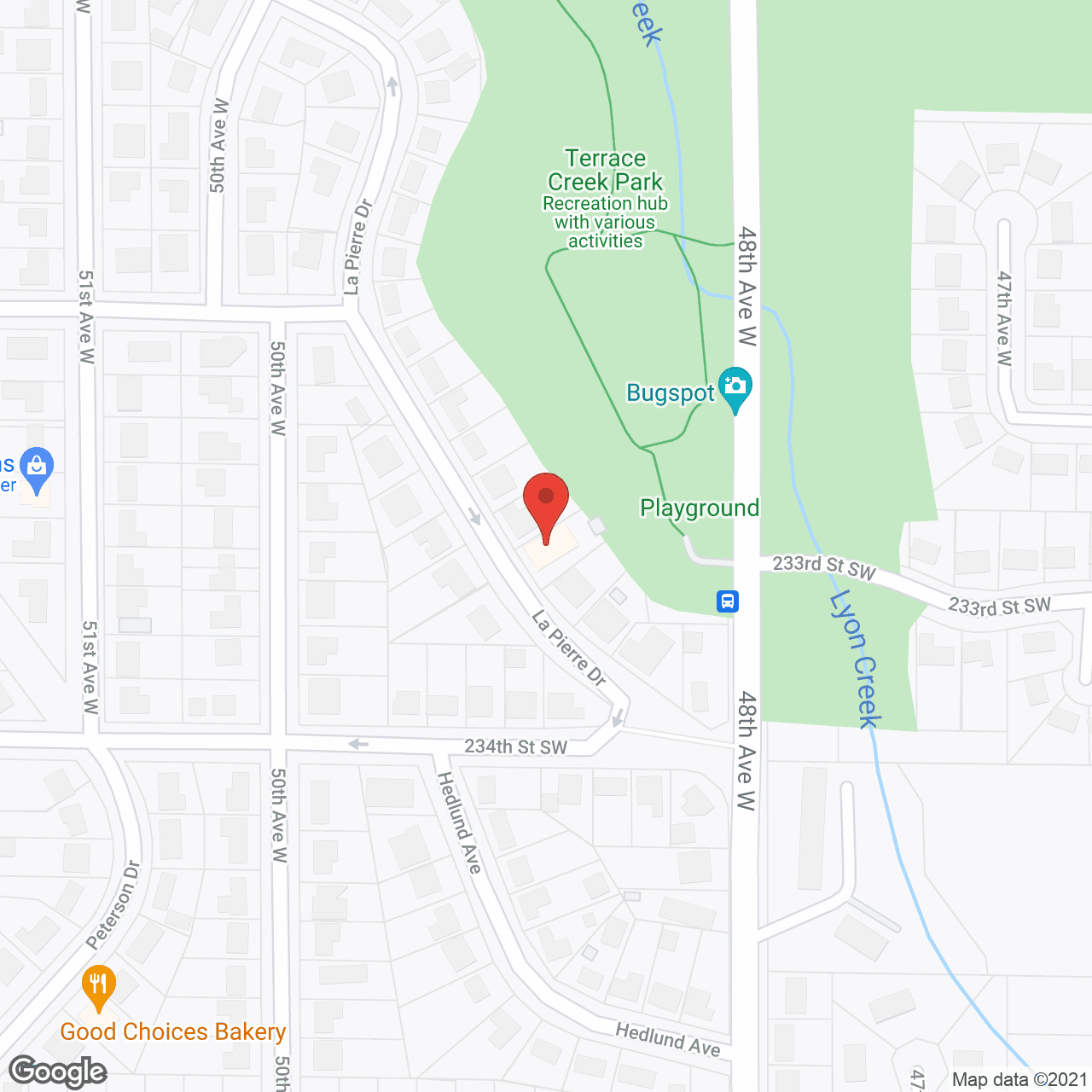 Mountlake Terrace AFH in google map