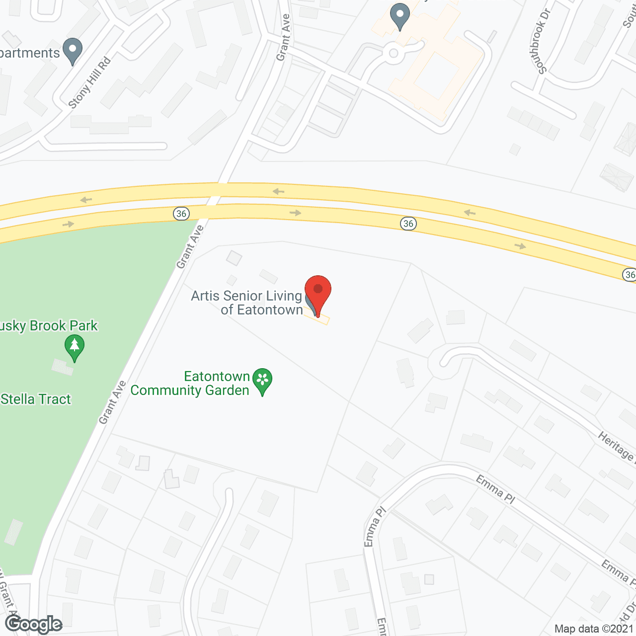 Artis Senior Living of Eatontown in google map