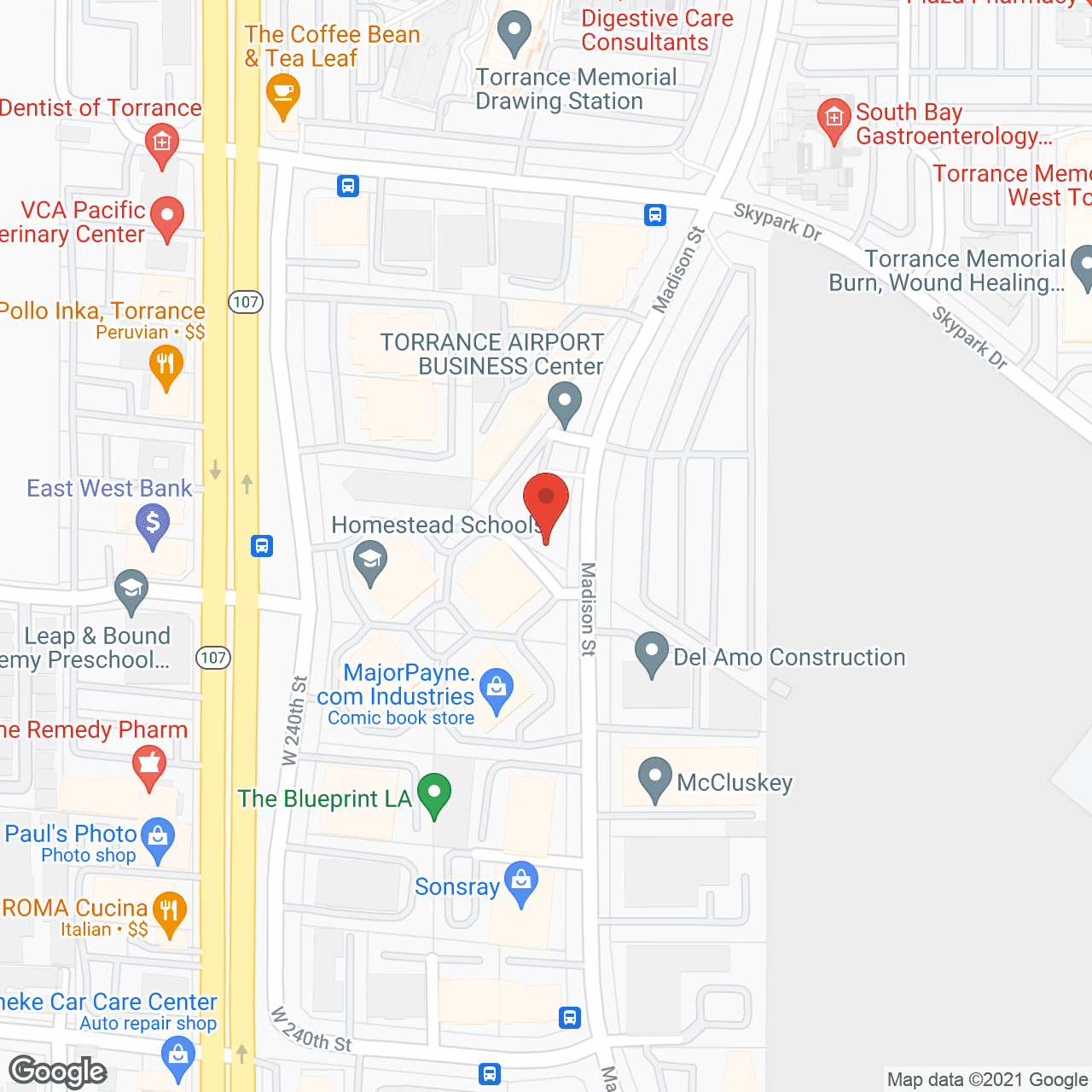 Oakmont of Torrance in google map