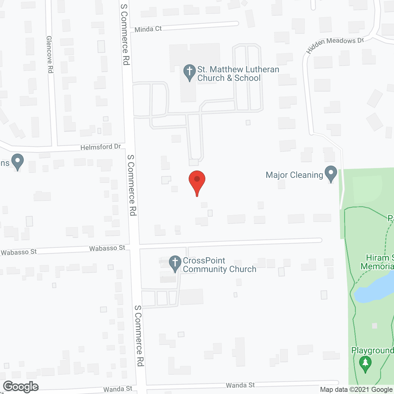 Rolling Hills Retirement Community in google map