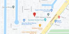 Key Largo Beach in google map