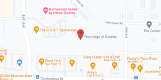 The Lodge at Greeley in google map