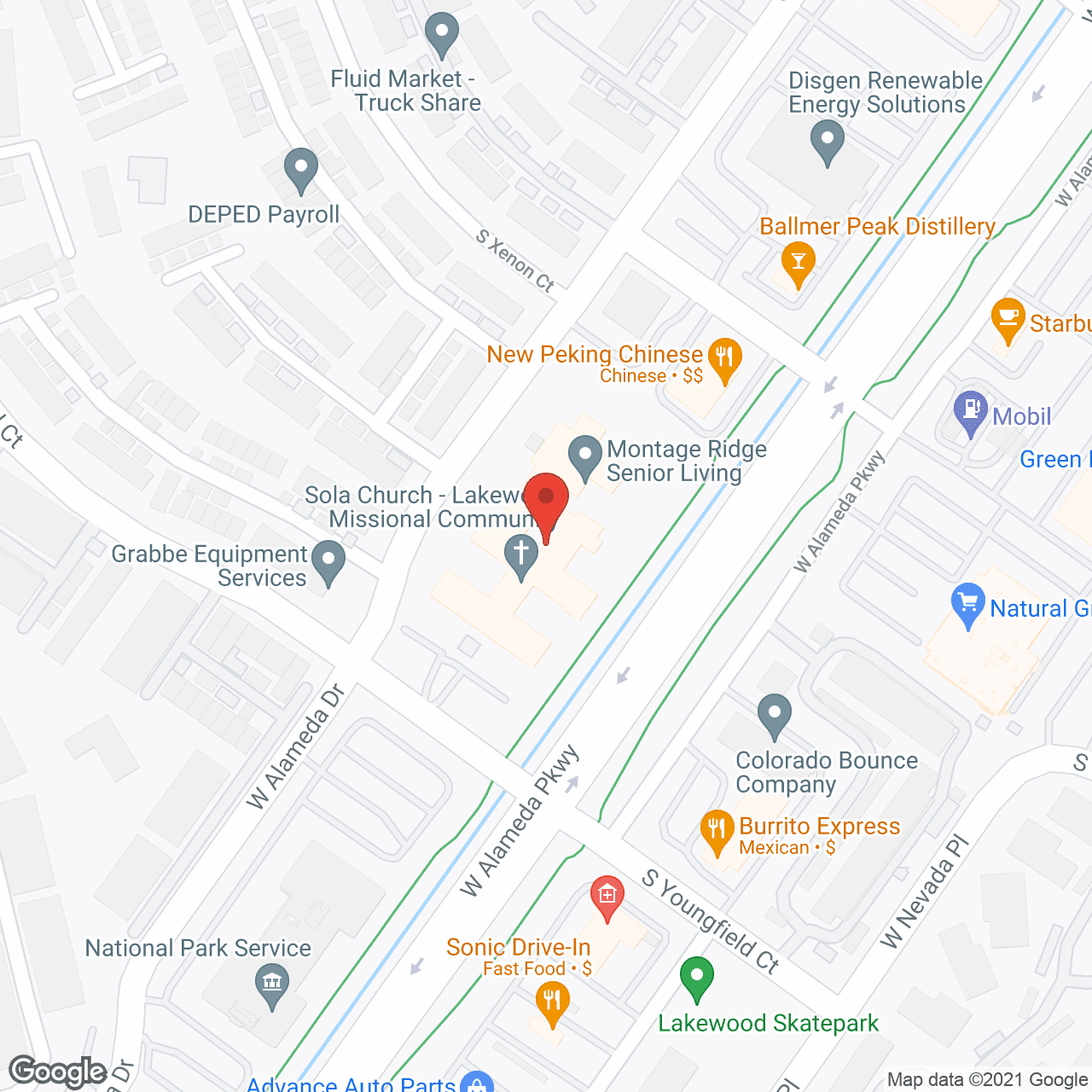 Woodlake Legacy Senior Living in google map