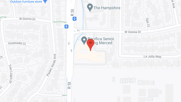 Merced Senior Living in google map