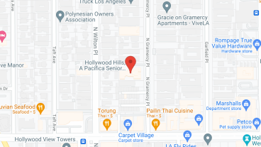 Hollywood Hills Senior Living in google map