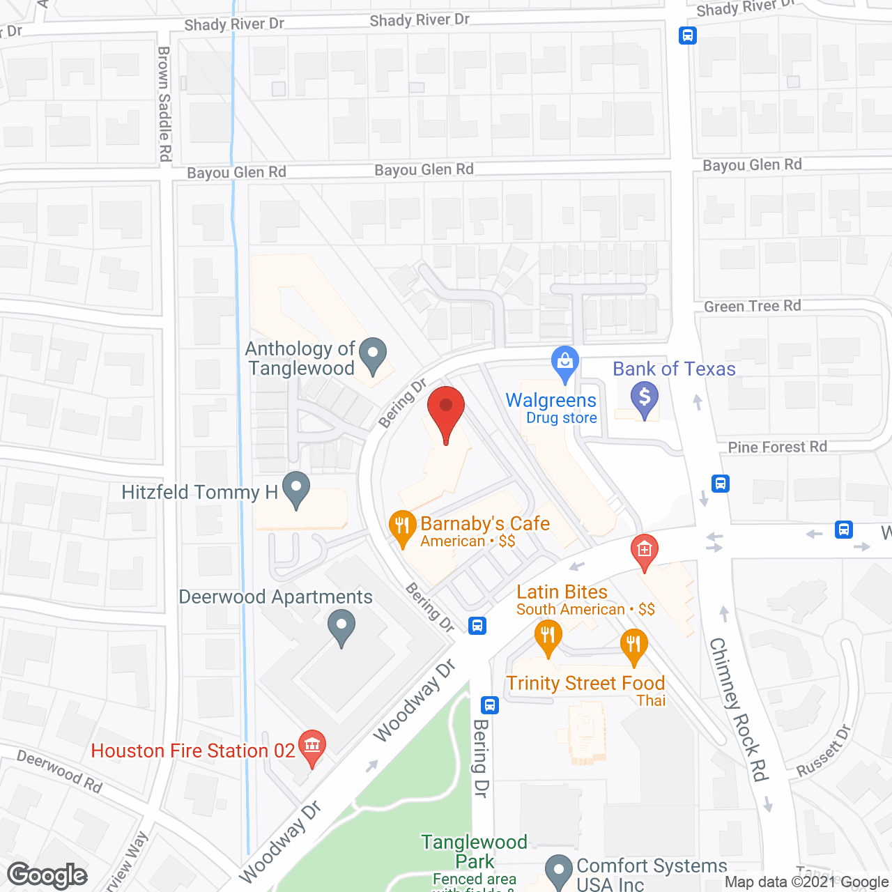 Pegasus Landing of Tanglewood in google map